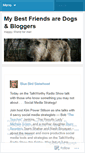 Mobile Screenshot of mybestfriendsaredogsandbloggers.wordpress.com