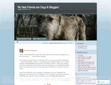 Tablet Screenshot of mybestfriendsaredogsandbloggers.wordpress.com