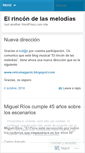 Mobile Screenshot of elrincondelasmelodias.wordpress.com