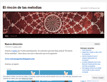 Tablet Screenshot of elrincondelasmelodias.wordpress.com