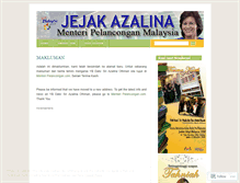 Tablet Screenshot of jejakazalina.wordpress.com