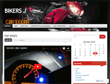 Tablet Screenshot of bikersj.wordpress.com