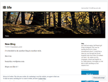 Tablet Screenshot of iblife.wordpress.com