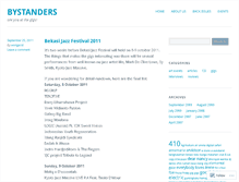 Tablet Screenshot of bystanders.wordpress.com