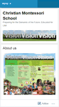 Mobile Screenshot of christianmontessorischool.wordpress.com