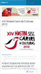 Mobile Screenshot of mostracariri.wordpress.com