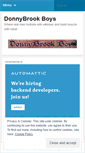 Mobile Screenshot of donnybrookboys.wordpress.com