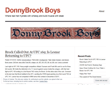 Tablet Screenshot of donnybrookboys.wordpress.com