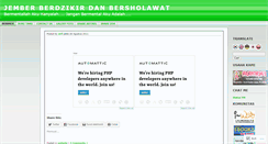 Desktop Screenshot of berdzikir.wordpress.com