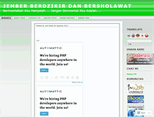 Tablet Screenshot of berdzikir.wordpress.com