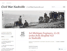 Tablet Screenshot of civilwarnashville.wordpress.com