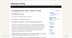 Desktop Screenshot of nopassport.wordpress.com