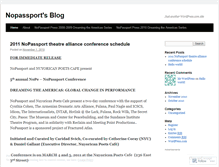 Tablet Screenshot of nopassport.wordpress.com