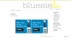 Desktop Screenshot of bluesielou.wordpress.com