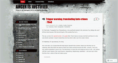 Desktop Screenshot of angerisjustified.wordpress.com