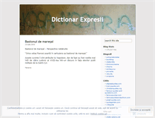 Tablet Screenshot of dictionarexpresii.wordpress.com