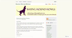 Desktop Screenshot of bayinghound.wordpress.com