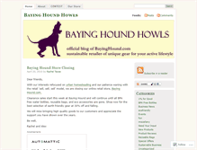 Tablet Screenshot of bayinghound.wordpress.com