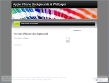 Tablet Screenshot of iphonebackgrounds.wordpress.com