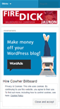 Mobile Screenshot of firedickjauron.wordpress.com