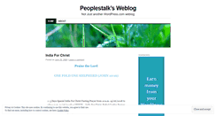 Desktop Screenshot of peoplestalk.wordpress.com
