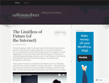 Tablet Screenshot of caffeinatedbuzz.wordpress.com