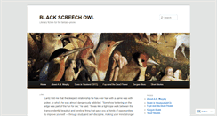 Desktop Screenshot of blackscreechowl.wordpress.com