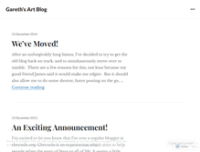 Tablet Screenshot of garethleaney.wordpress.com