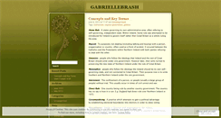 Desktop Screenshot of gabriellebrash.wordpress.com