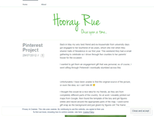 Tablet Screenshot of hoorayrue.wordpress.com