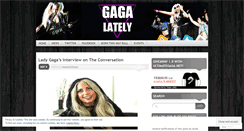 Desktop Screenshot of gagalatelyofficial.wordpress.com