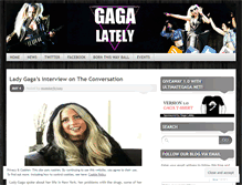 Tablet Screenshot of gagalatelyofficial.wordpress.com