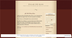 Desktop Screenshot of pillarinn.wordpress.com