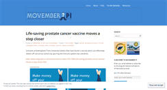 Desktop Screenshot of movemberpi.wordpress.com