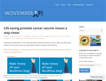 Tablet Screenshot of movemberpi.wordpress.com