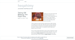 Desktop Screenshot of heqahimy.wordpress.com