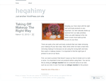 Tablet Screenshot of heqahimy.wordpress.com