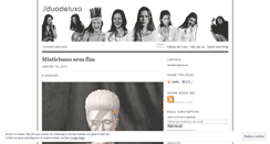 Desktop Screenshot of duodeluxo.wordpress.com