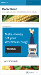 Mobile Screenshot of cornbloat.wordpress.com
