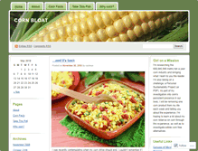 Tablet Screenshot of cornbloat.wordpress.com