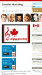 Mobile Screenshot of musiccanada.wordpress.com