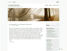 Tablet Screenshot of calnewsguru.wordpress.com