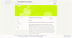 Desktop Screenshot of globemania.wordpress.com