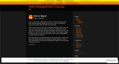 Desktop Screenshot of panthagraphics.wordpress.com