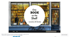 Desktop Screenshot of onebookontheshelf.wordpress.com