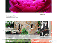 Tablet Screenshot of nandangosview.wordpress.com