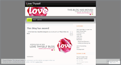 Desktop Screenshot of lovethyself.wordpress.com