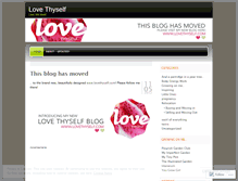 Tablet Screenshot of lovethyself.wordpress.com