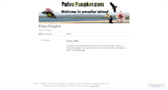 Desktop Screenshot of pangkor.wordpress.com