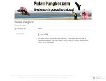 Tablet Screenshot of pangkor.wordpress.com